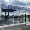 Быстровозводимое здание АЗС с панорамным остеклением вид 1 артикул 600150