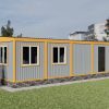 модульный офис штаб строительства 72м2 12х6м